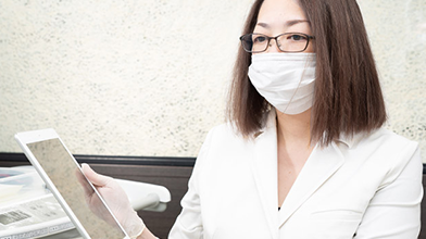 問診票は使用せず、直接スタッフがお悩みや状況をお聞きします