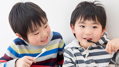 お子様には早期治療で将来大きなプラスとなるようご提案